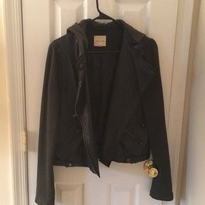 Faux leather jacket